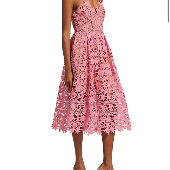Self-Portrait | Dresses | Selfportraitazaelea Lace Mididress | Poshmark